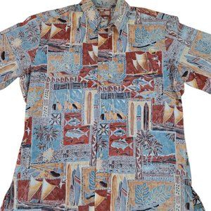 rjc hawaiian shirts for men vintage hawaii size XL